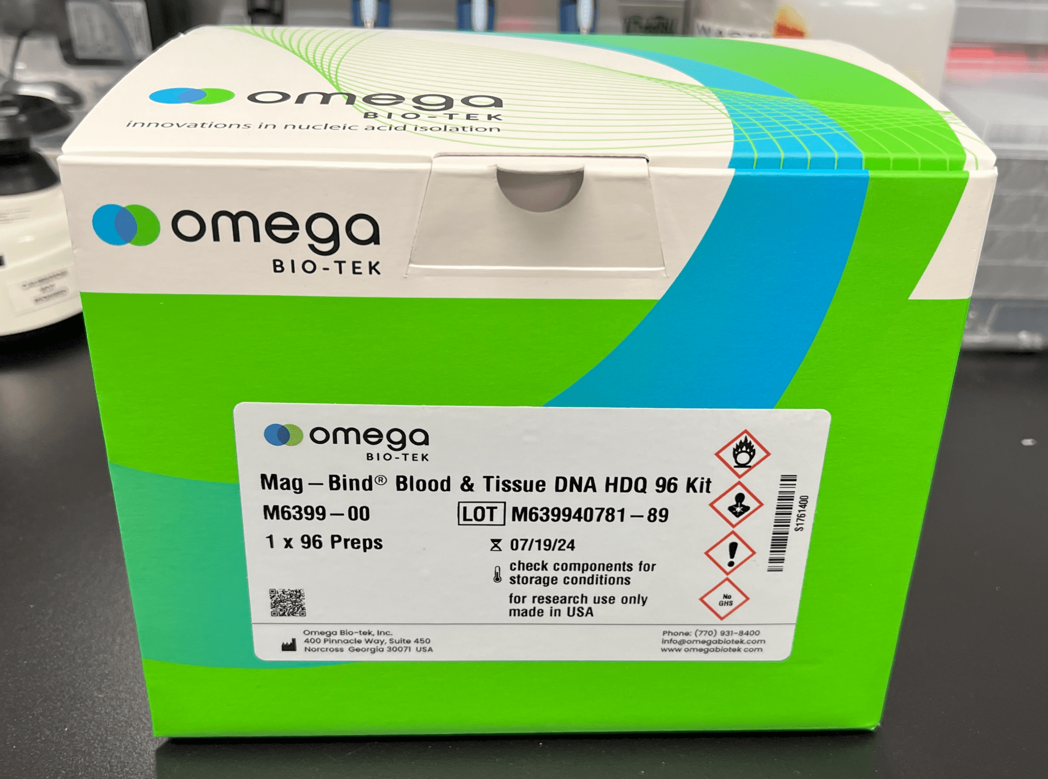 Mag Bind Blood Tissue DNA HDQ 96 Kit Omega Biotek Omega Bio Tek