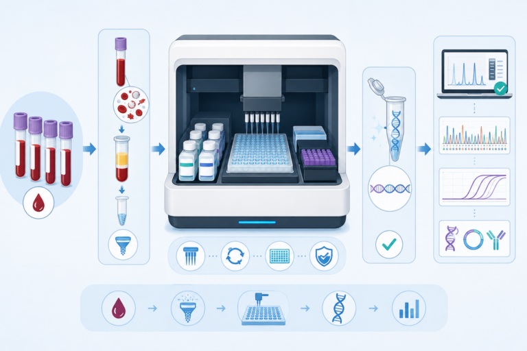 Streamlined Automated Genomic DNA Extraction from Whole Blood Samples