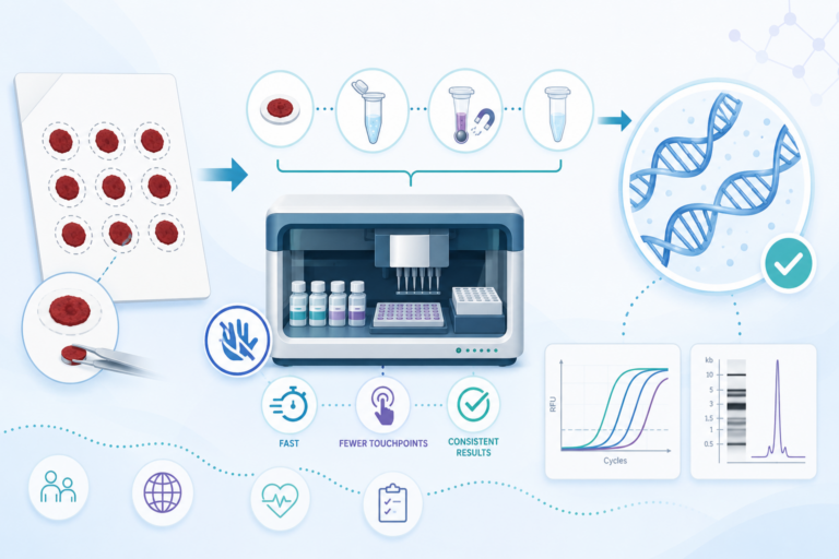 Efficient, Streamlined Genomic DNA Extraction from Dried Blood Spots